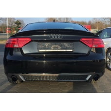 Audi A5 Sportback (11-16) aizmugurējā bampera difuzors, S-line look
